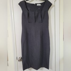Calvin Klein charcoal gray dress size 10
